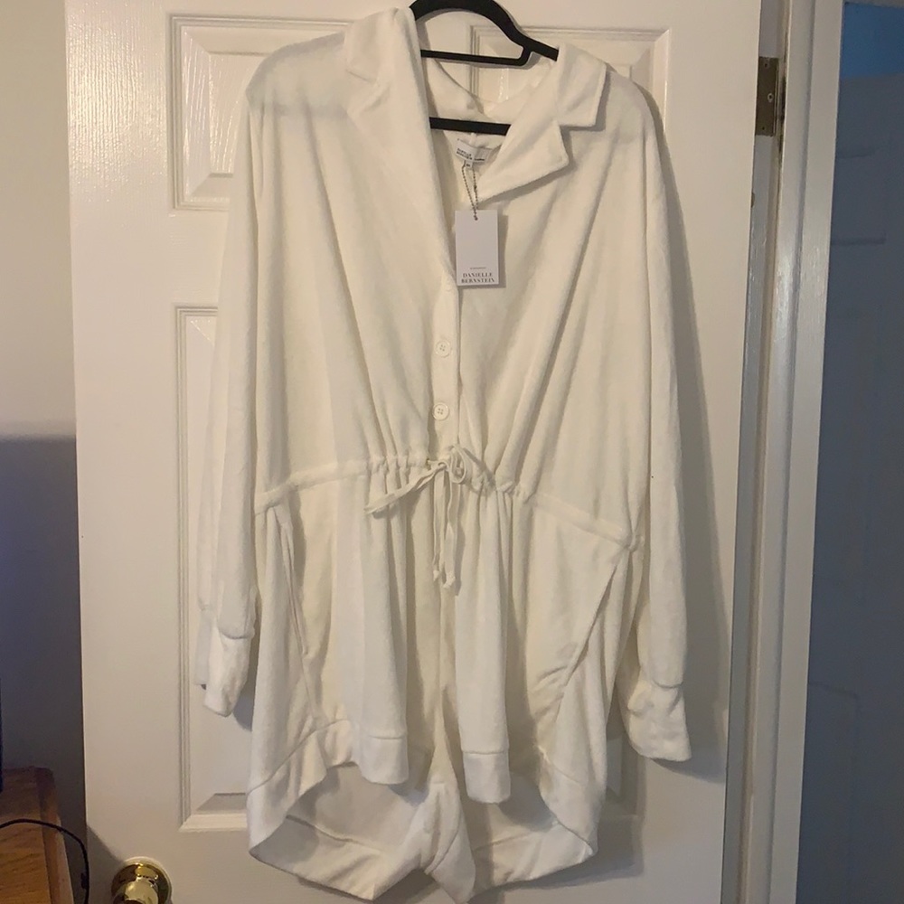 WeWoreWhat Danielle Bernstein Velor romper